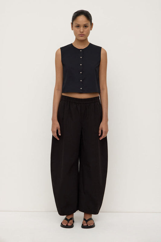 Cherri Button Front Top