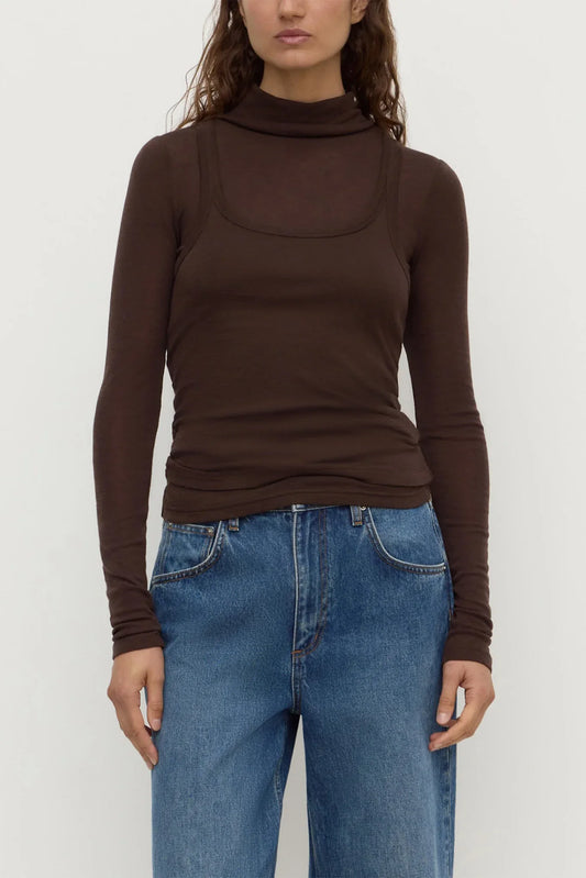 Nora Merino Wool Layered Turtleneck