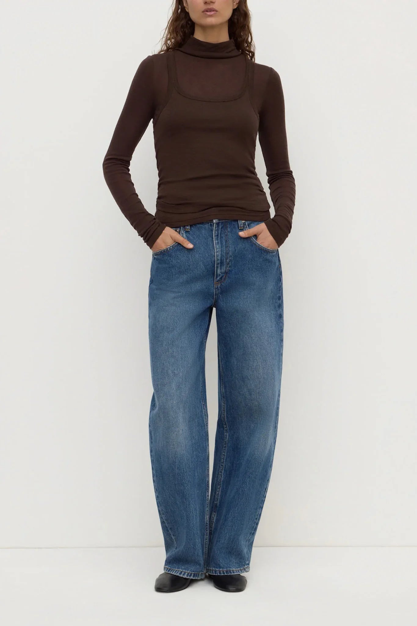 Nora Merino Wool Layered Turtleneck