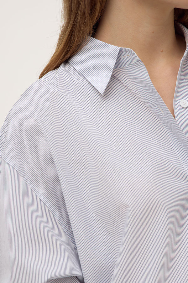 Cora Stripe Shirt Dress