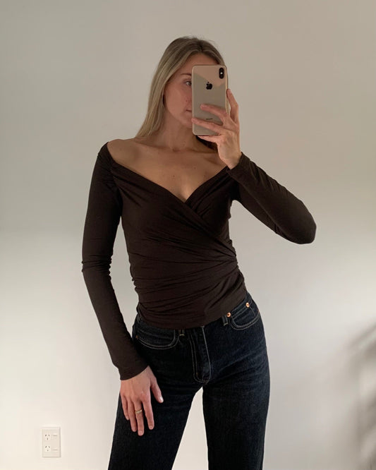 Mae Wrap Top