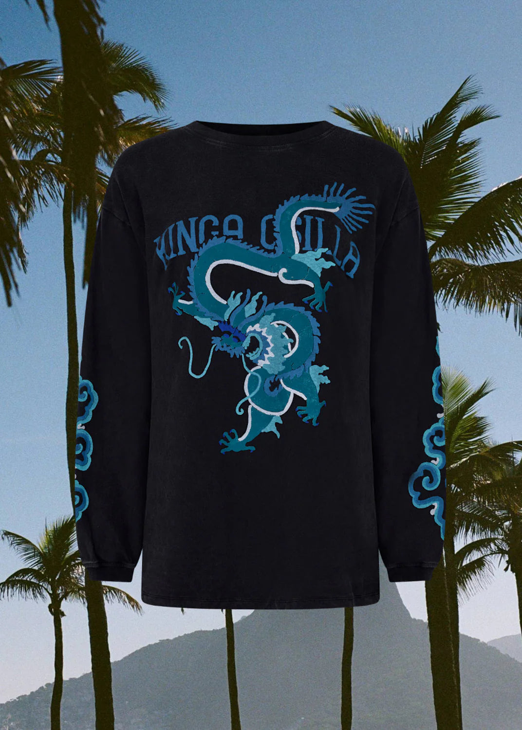 rex dragon roses long sleeve tee kinga csilla