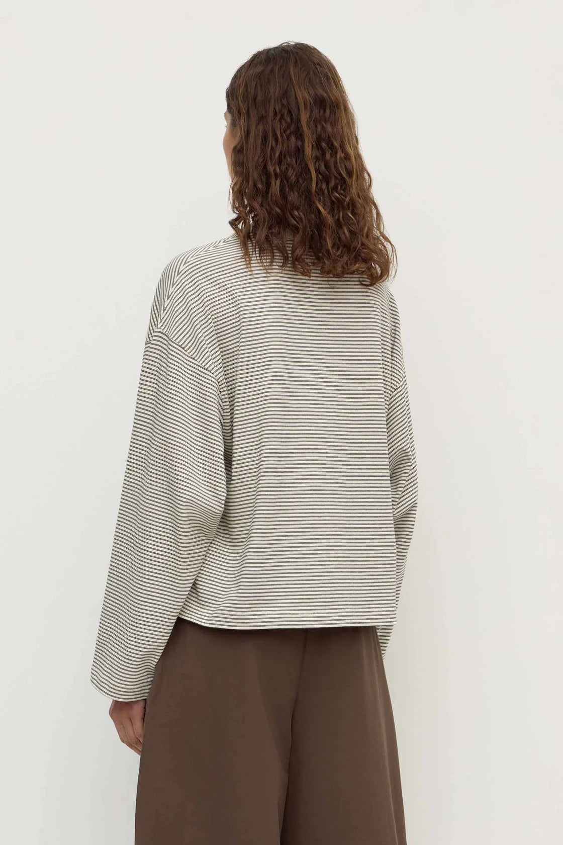 Malone Stripe Wide Sleeve Tee
