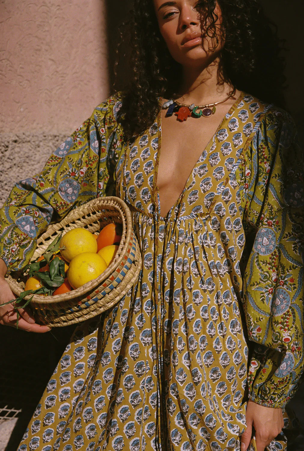 Zoya Block Print Marrakech Dress