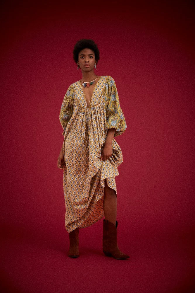 Zoya Block Print Marrakech Dress